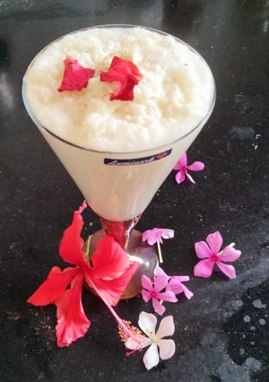 A picture of Plain Lassi/ sweet Lassi.