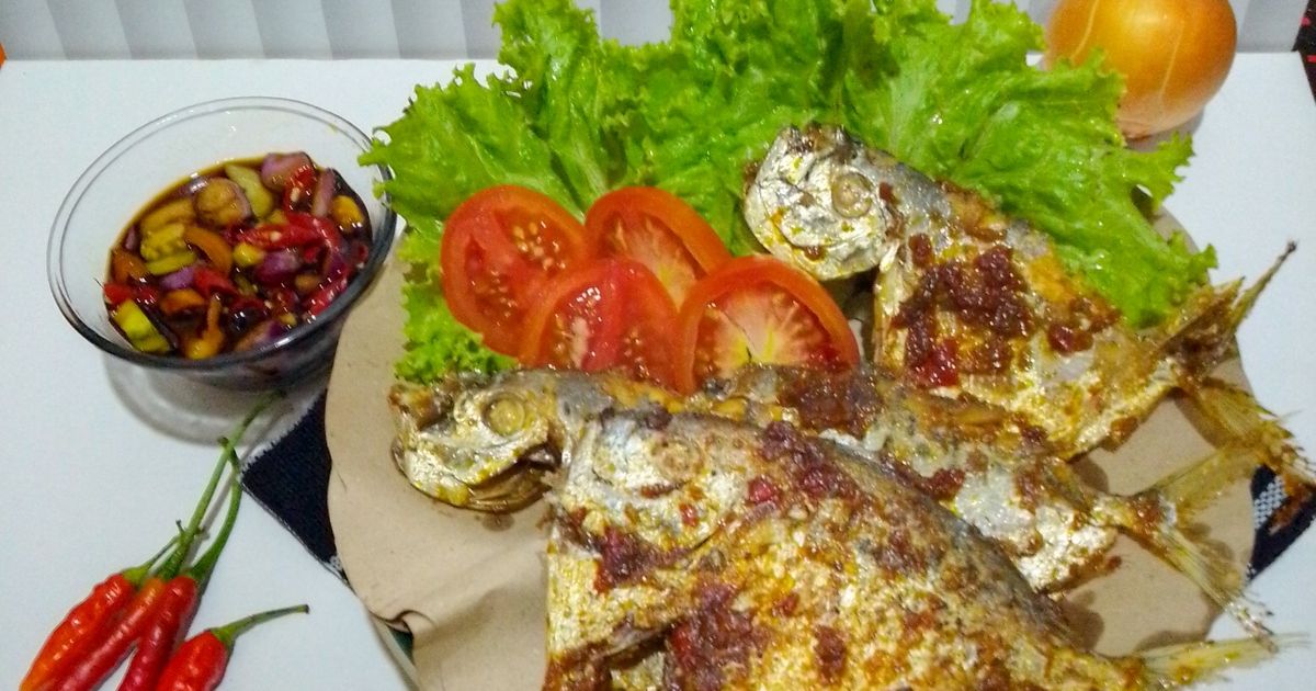Ikan bakar teflon ani-ani