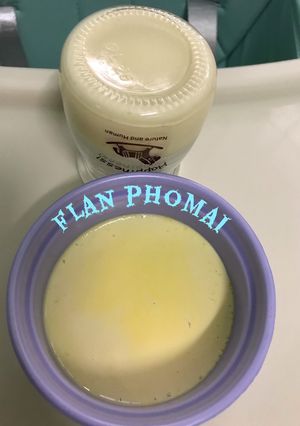 Hình của món Flan phomai.