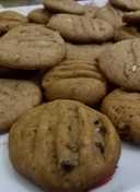 Choco Peanut Cookies No Oven (Teflon)