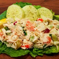 A picture of Mike's Chilly Chicken Salad Wraps Or Sandwiches.