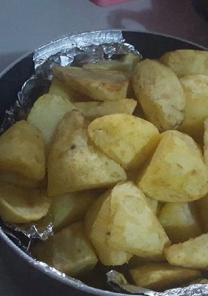 A picture of Roasted potatoes.