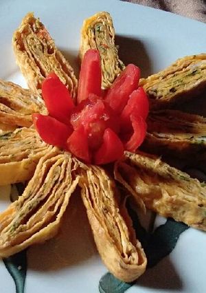 Foto resep Rolled egg