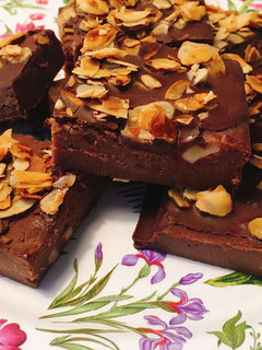 Una foto de Brownie vegano de boniato