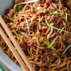 A picture of My Dan Dan Inspired Noodles (Dry Style).