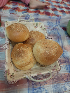 عکسی از دستور نون باگت همبرگر خوشمزه👌😋