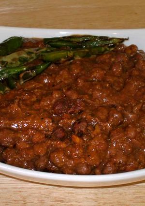 A picture of Punjabi Cholle.