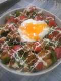 Soft-Poached Egg Yakitori Bowl