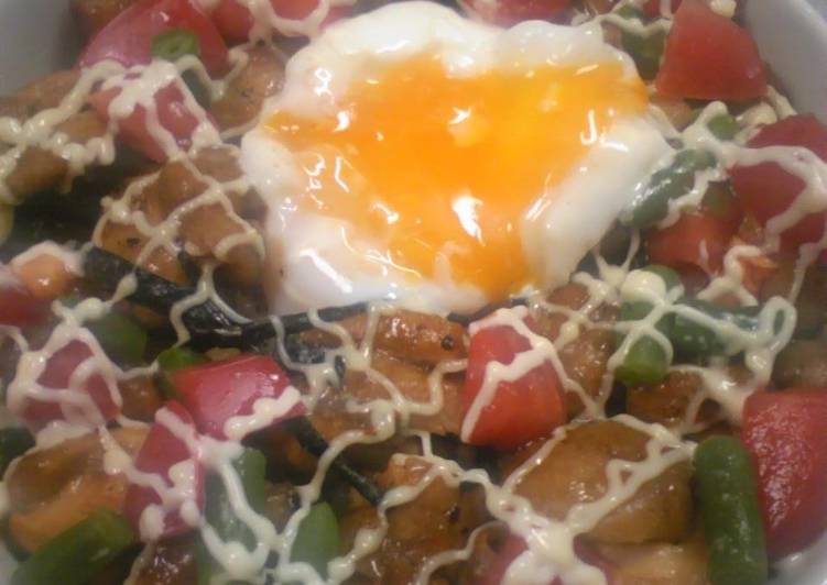 How to Prepare Award-winning Soft-Poached Egg Yakitori Bowl
