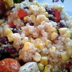 A picture of Quinoa, Corn & Bean Salad.