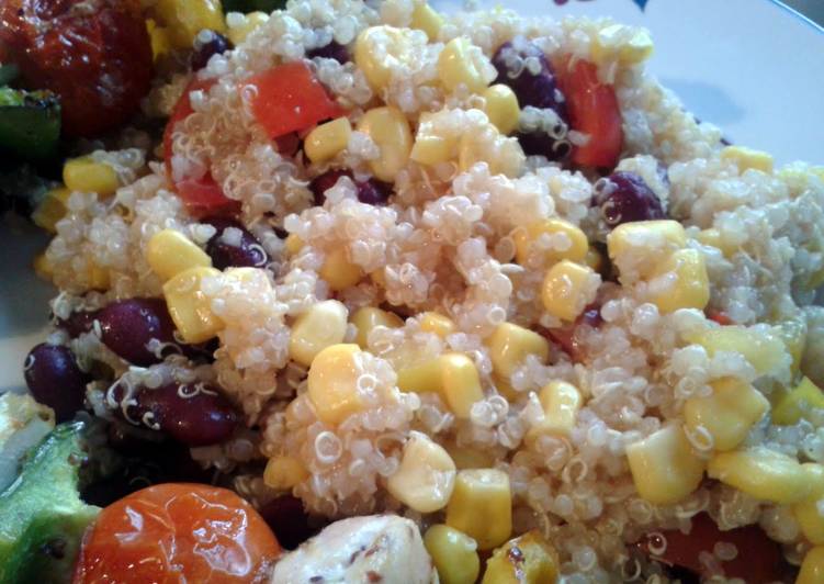 Recipe of Ultimate Quinoa, Corn &amp; Bean Salad