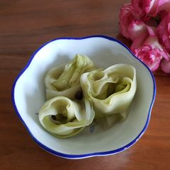 A picture of Pickled cucumber.
