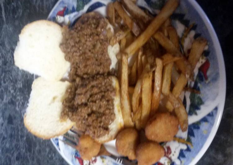 Recipe of Quick Not so sloppy Joe