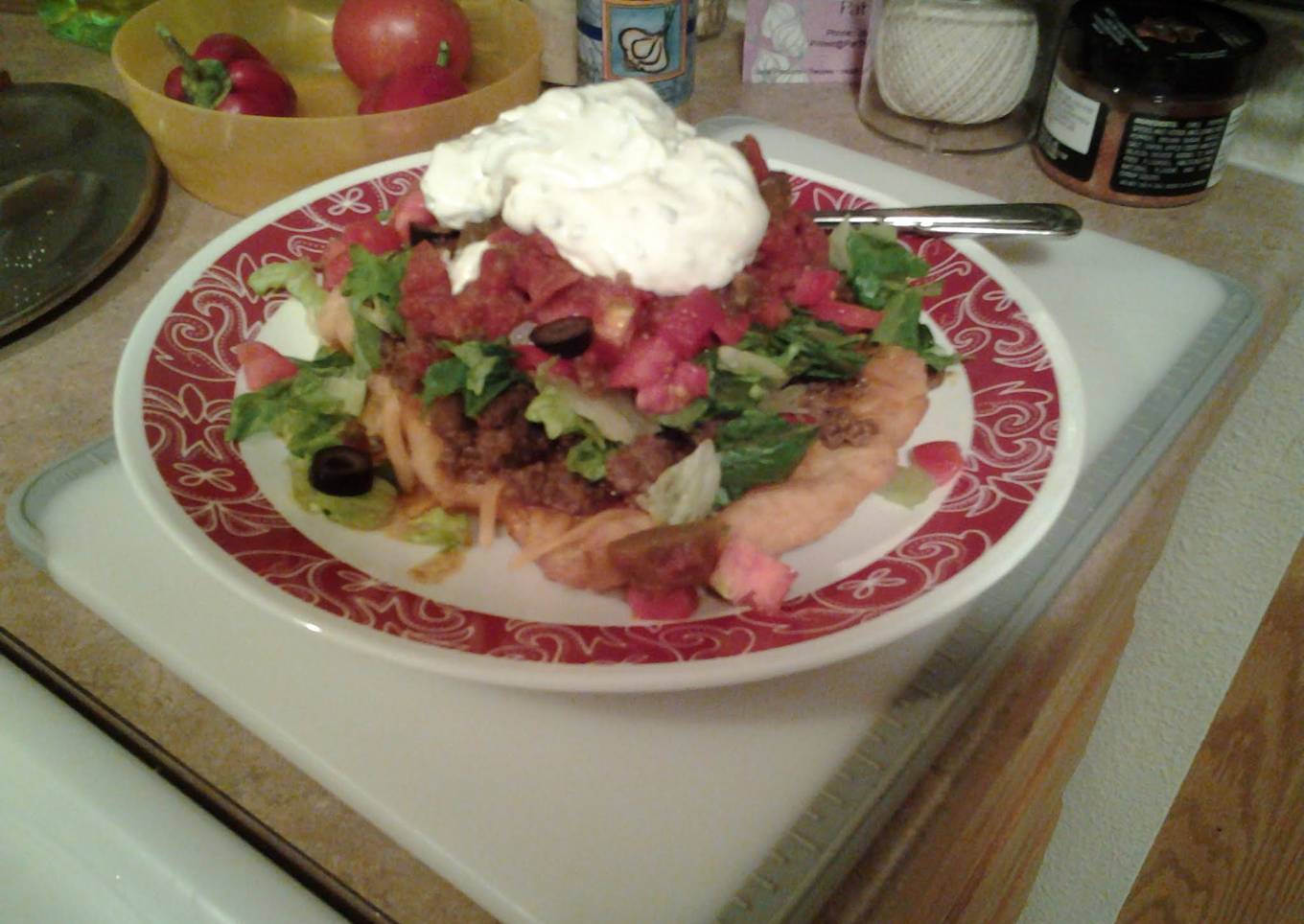 Fry bread tacos