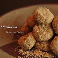 A picture of Yummy Chilled or Warm ✿ Tofu and Soy Milk Shiratama Dumplings.