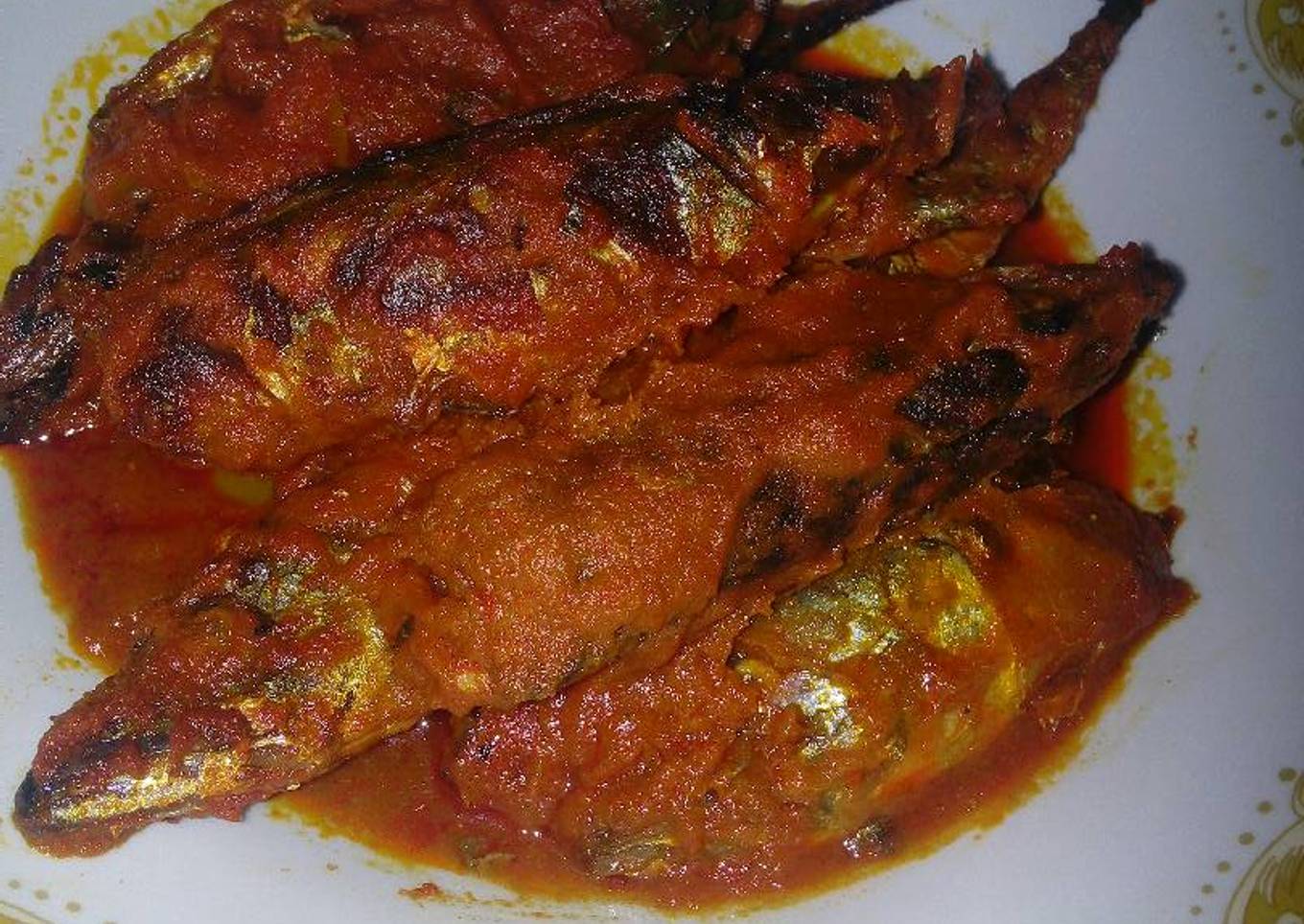 Ikan Cue bumbu balado