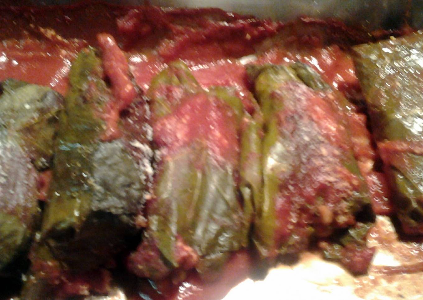 stuffed grape leaves (beef)