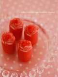 For Character Bentos Rose-shaped Wiener Sausages