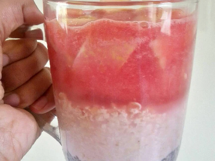 Cara Simple Membikin Resep  Chia pudding oatmeal yoghurt (superfood) yang Enak, Bisa Manjain Lidah