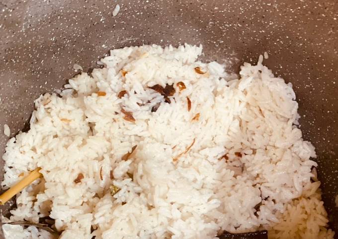 Resep Nasi uduk Rice cooker