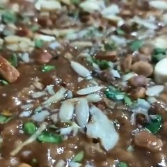 A picture of Habshi Halwa.