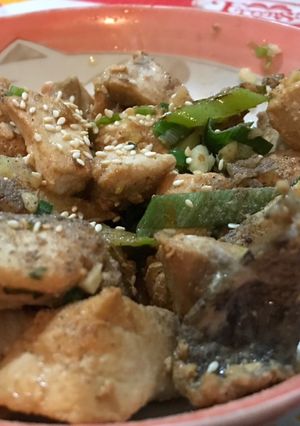 紅燒蒜蔥旗魚 的食譜成品照片