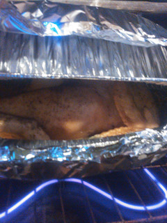 A picture of My Drunken Turkey for thanksgiving dinner.