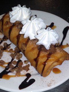 A picture of Deep Fried Snickers Bar..