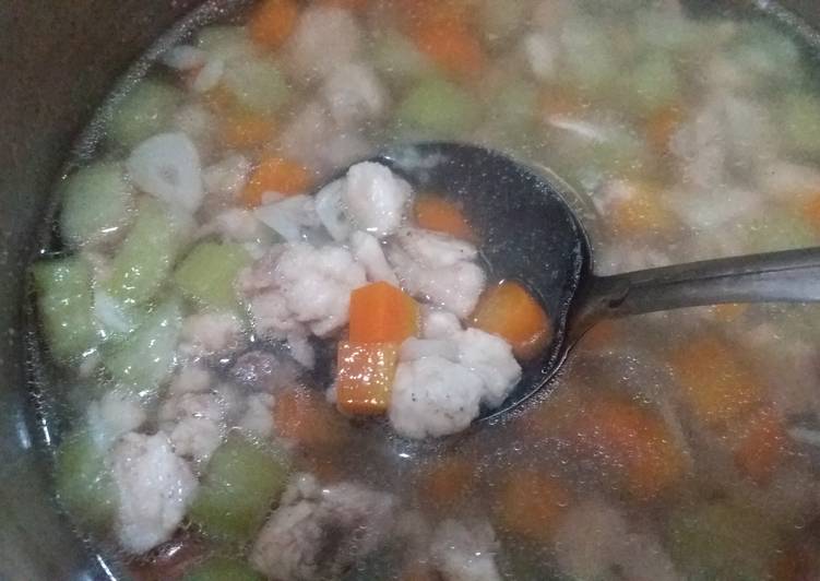 Sup ikan patin mpasi 1+
