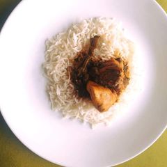 Gongura Chicken A picture of Gongura Chicken.