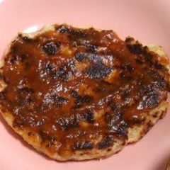A picture of Eggless, Meatless Macrobiotic Silken Tofu Hamburger.