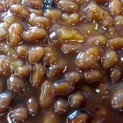 A picture of Hawaiian BBQ Baked Beans.