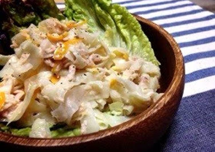 Recipe of Homemade Easy Daikon Radish &amp; Kumquat Tuna Salad