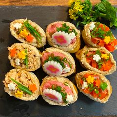 Inari Sushi on Girls Festival (3rd March Japan) A picture of Inari Sushi on Girls Festival (3rd March Japan).