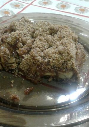 Una foto de Crumble de manzana