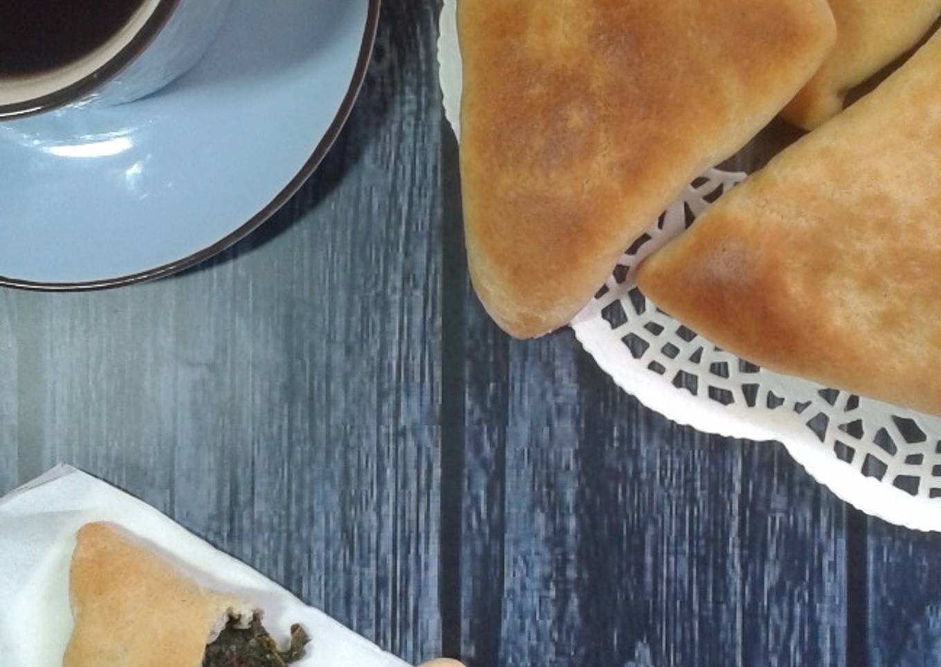 Spinach Pastry Triangle