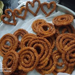 A picture of Mummy's Chakli.