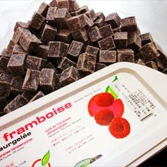 A picture of Chocolate and Raspberry Ganache.