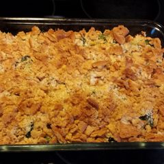 A picture of Cheesy Chicken Broccoli Caserol.