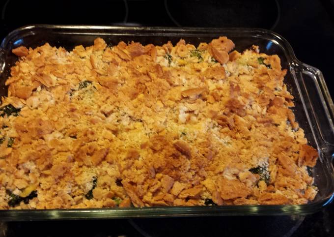 Steps to Prepare Super Quick Homemade Cheesy Chicken Broccoli Caserol