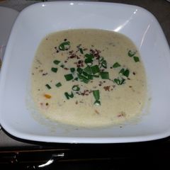 A picture of Home made Cheesy Corn Chowder.