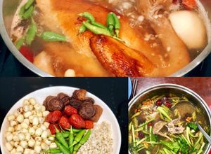 Hình của món Gà tiềm ớt xiêm xanh.