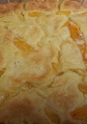 A picture of Southern Peach Cobbler.