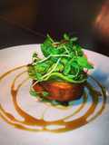 Pork, black pudding, apple