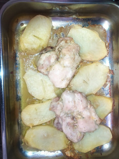Una foto de Contramuslos al horno