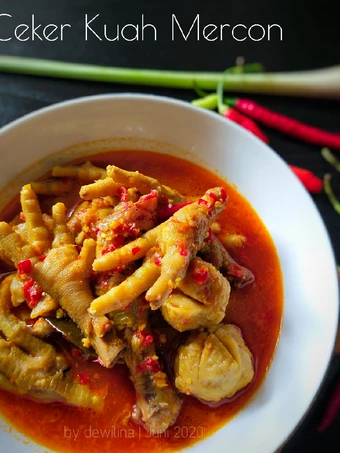 Cara Gampang Membikin Resep Ceker Kuah Mercon yang Enak Banget Anti Ribet, Sempurna