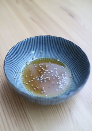 A picture of Sesame Dipping Sauce (For Ginseng Chicken Soup).
