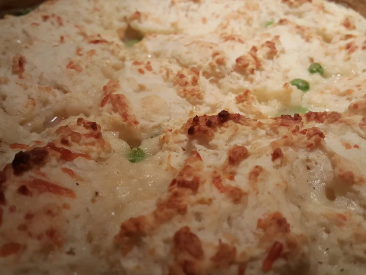 Recipe Cheesy biscuit topped chicken pot pie the So Delicious Appealing