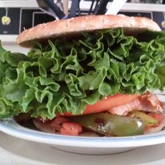 Dean's Crunchy Santa Fe Turkey Deli Sandwich A picture of Dean's Crunchy Santa Fe Turkey Deli Sandwich.