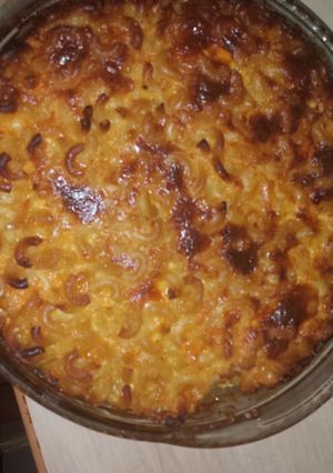 A picture of Southern Mac and Cheese.